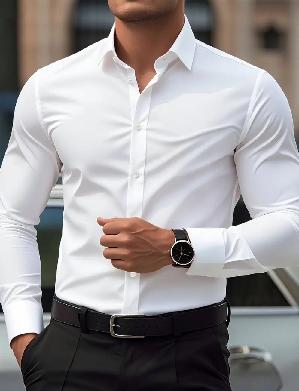 Camisa elegant - Premium sin arrugas®